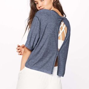 Lululemon Intended Short Sleeve
Heathered Dark Cobalt